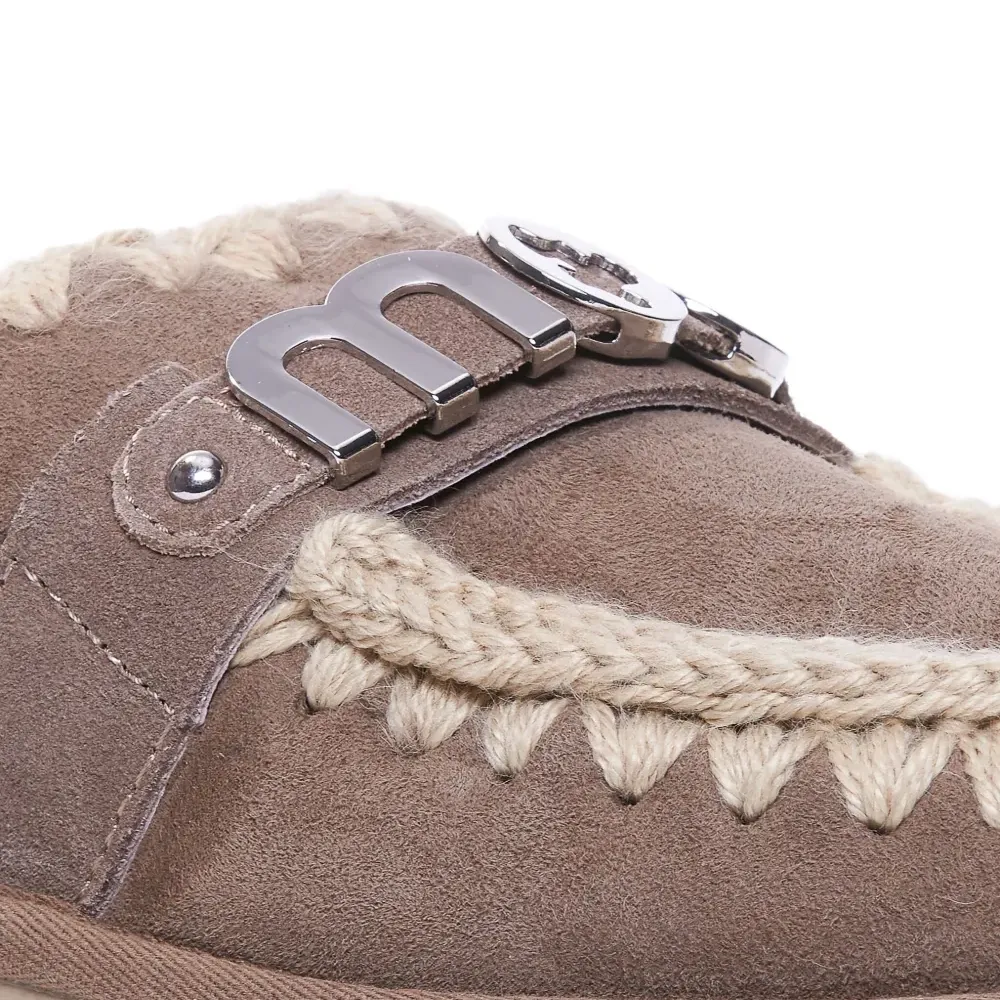 Мюли Bounce с вязаной отделкой