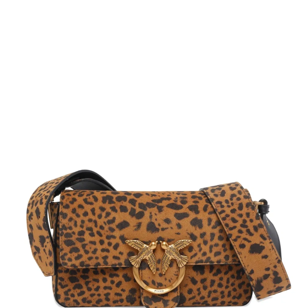 Сумка-тоут с пятнистым принтом и регулируемыми ручками