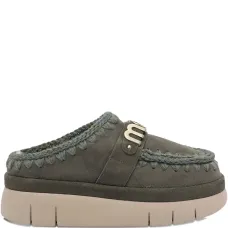 Мюли с логотипом-написанием