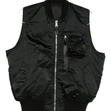 Жилет с бейсбольным воротником