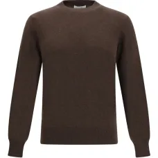 Джемпер с круглым вырезом и длинными рукавами