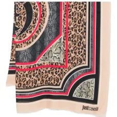 Шарф с анималистичным принтом
