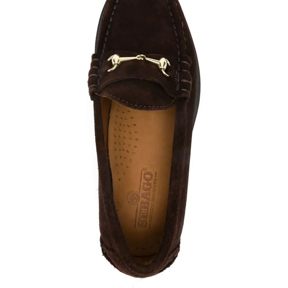 Лоферы с пряжкой в виде уздечки