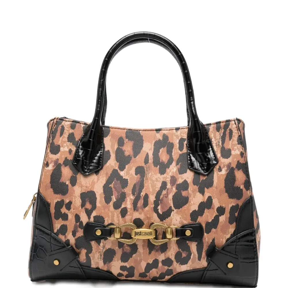 Сумка-тоут с леопардовым принтом