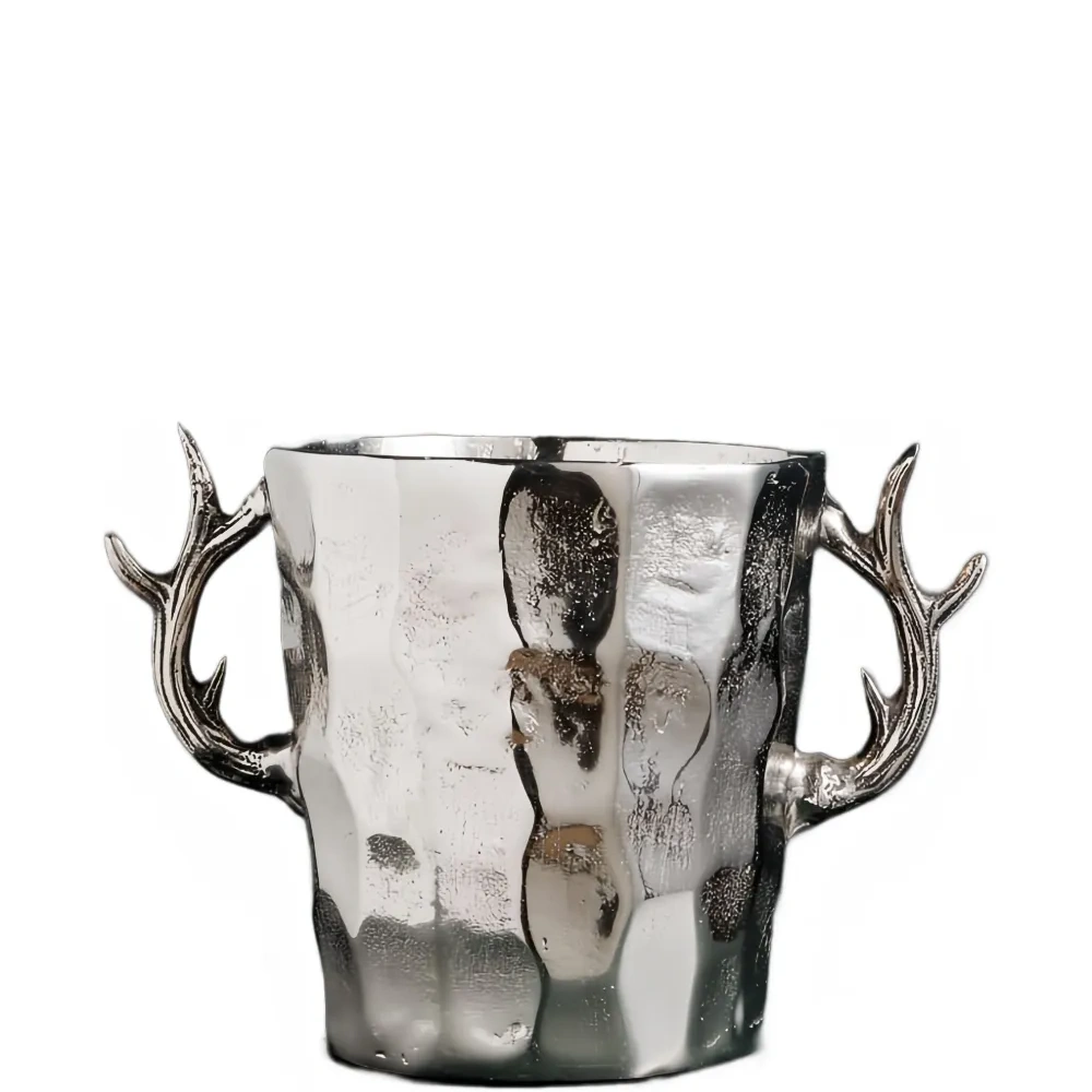 Ведерко для льда с ручкой-рогом