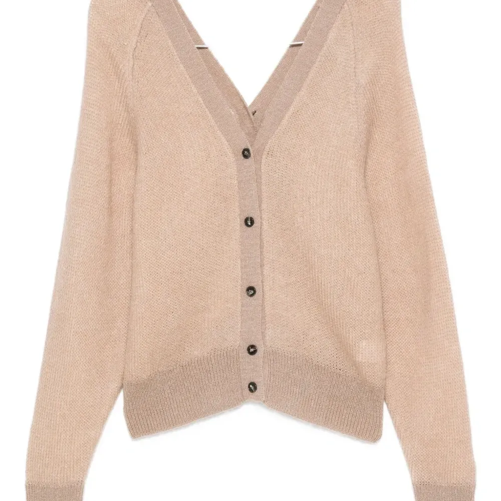 Кардиган из смеси мохера и шерсти