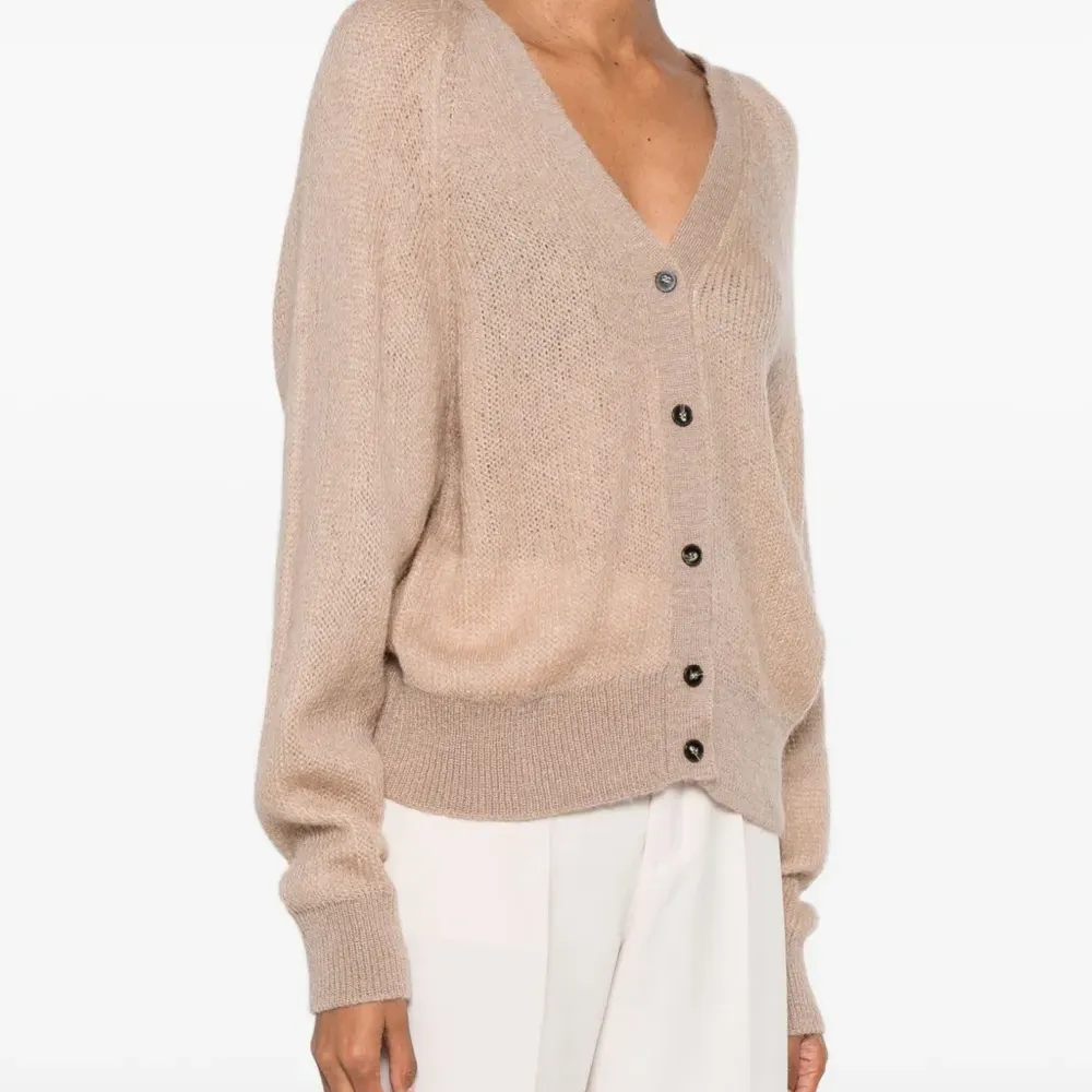 Кардиган из смеси мохера и шерсти