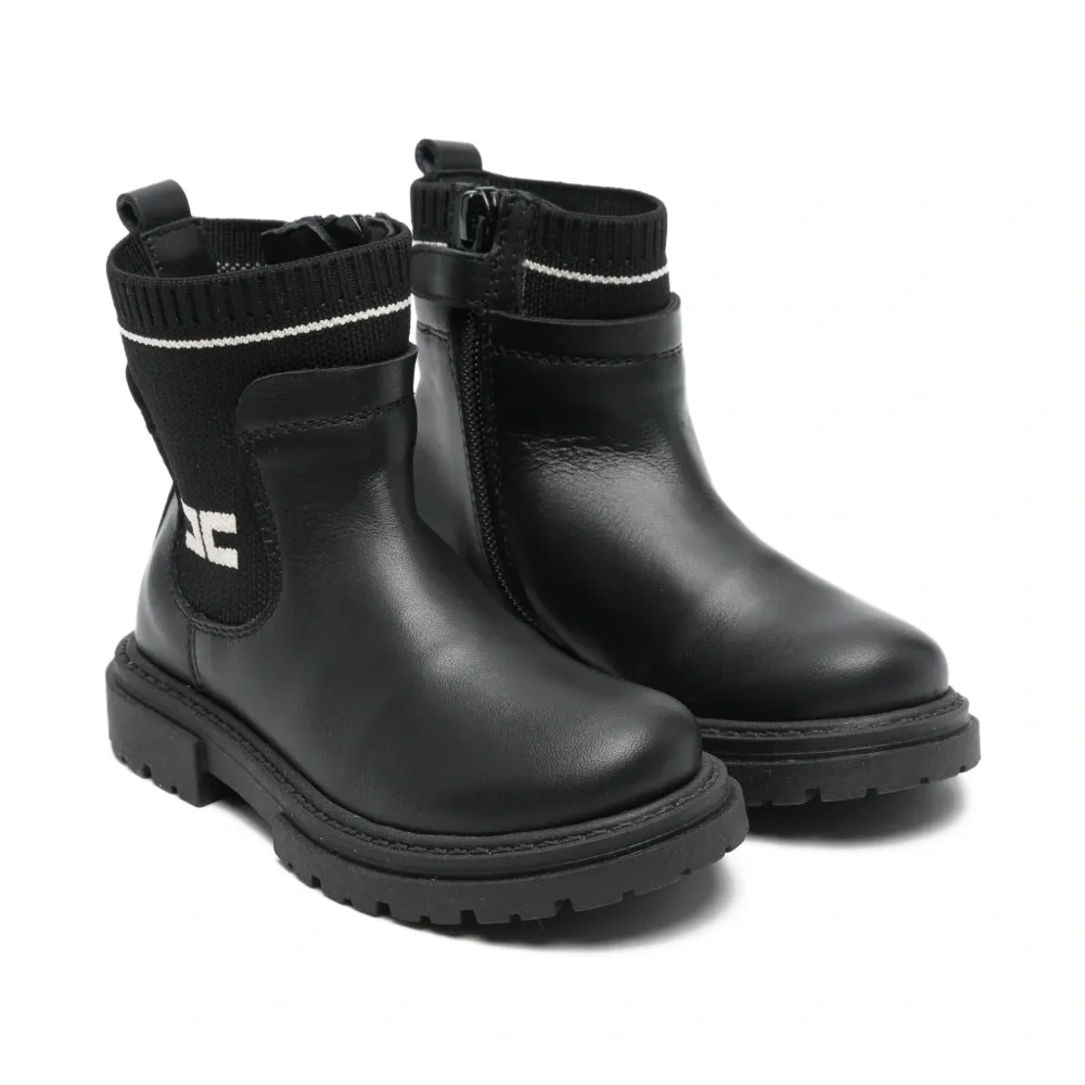 Кожаные ботинки