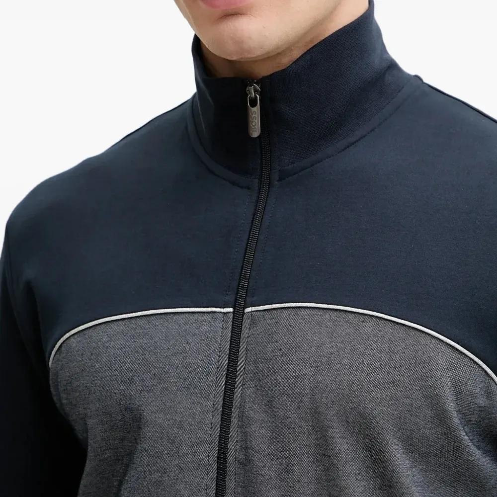 Толстовка в стиле колор-блок на молнии