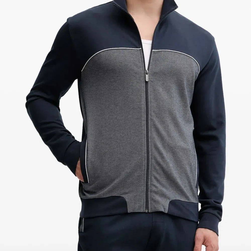 Толстовка в стиле колор-блок на молнии