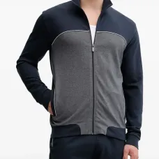 Толстовка в стиле колор-блок на молнии