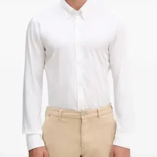 Рубашка с вышитым логотипом