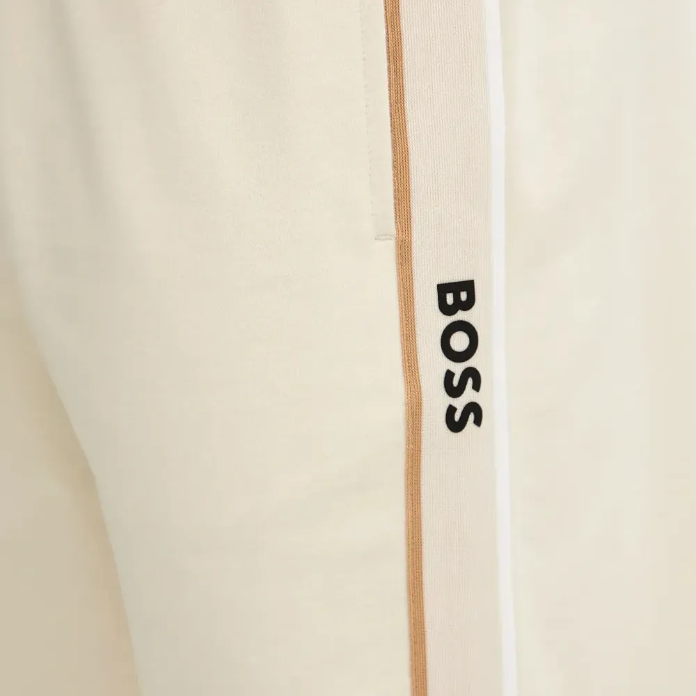 Брюки с кулиской и полосками