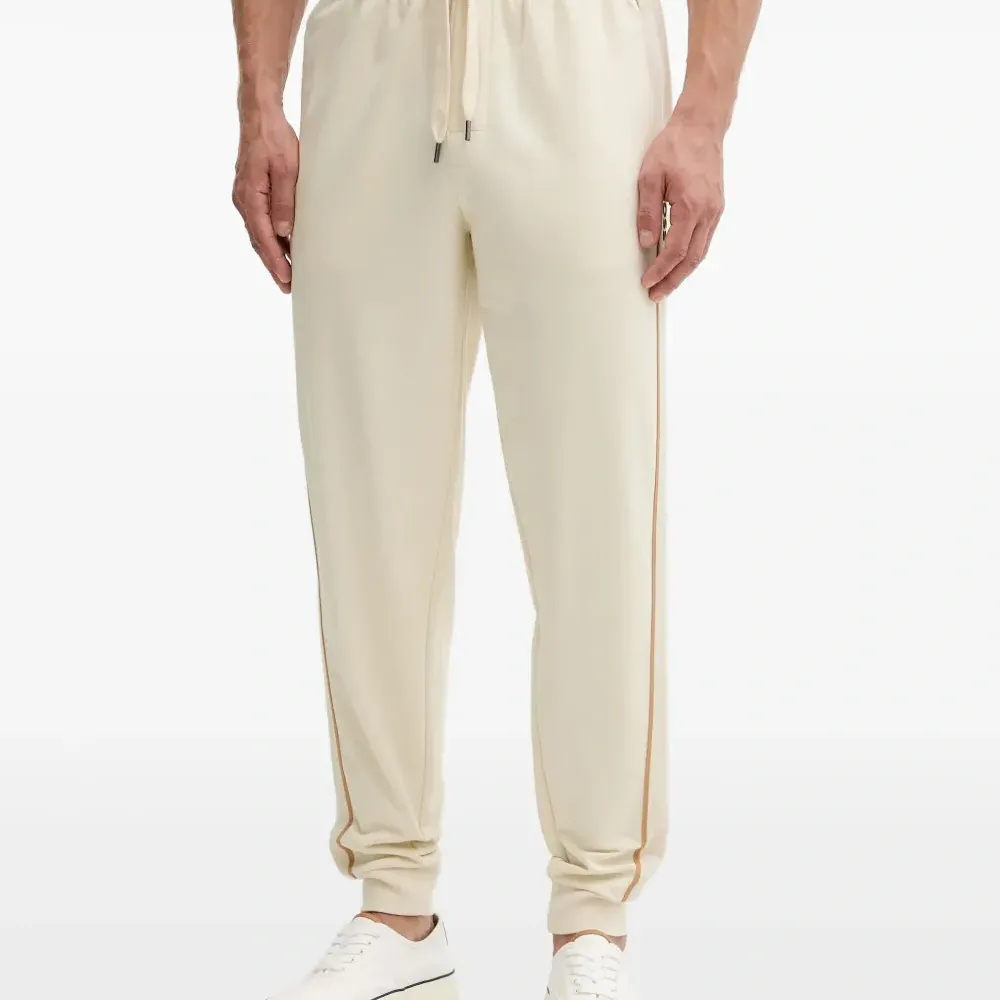 Брюки с кулиской и полосками