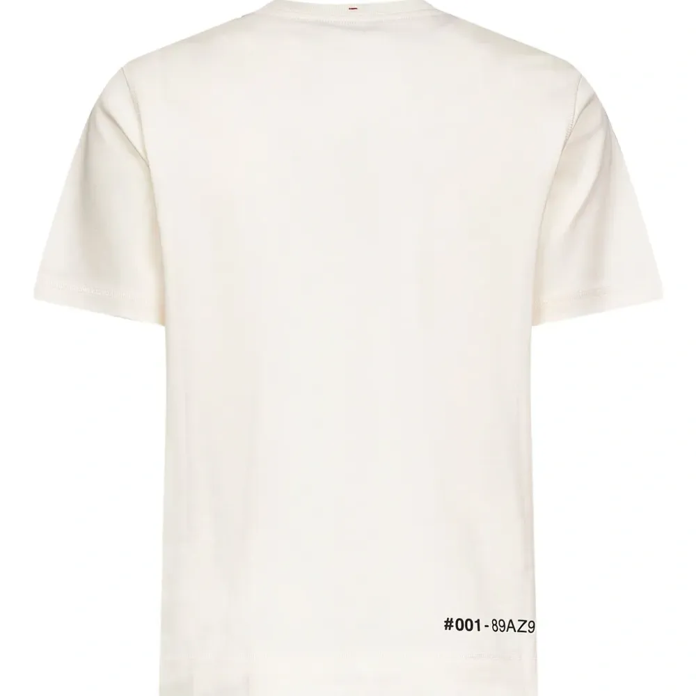 Футболка из хлопка с тиснённым логотипом