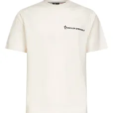 Футболка из хлопка с тиснённым логотипом