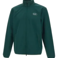 Свитшот с принтом-логотипом на молнии