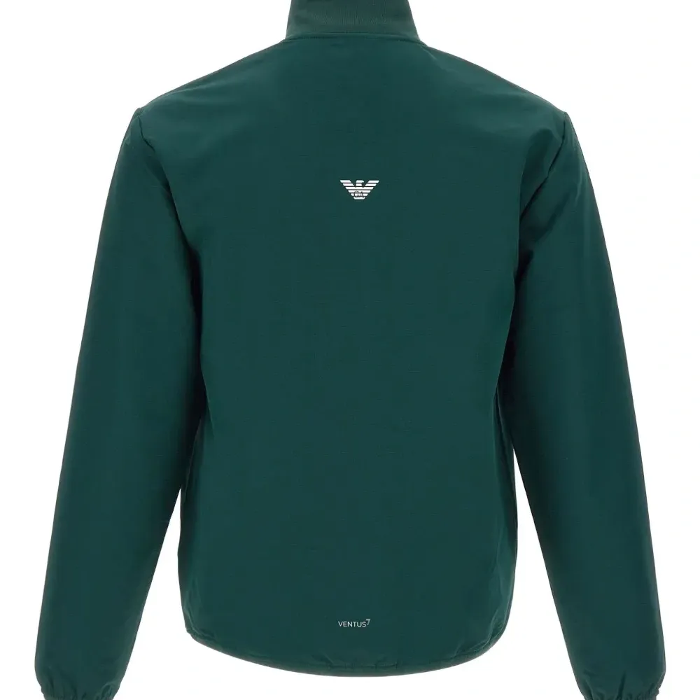 Свитшот с принтом-логотипом на молнии