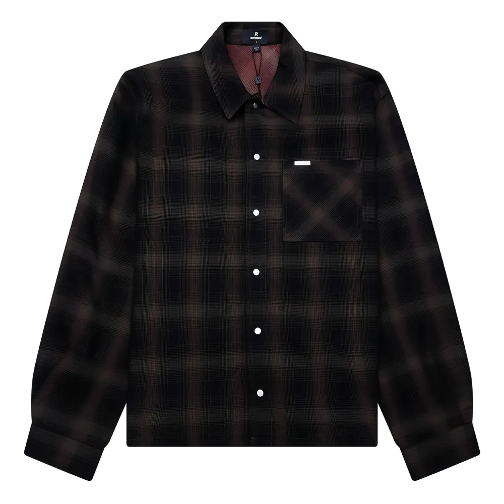 Двусторонняя рубашка в клетку