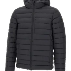 Стеганая куртка с капюшоном