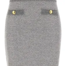 Юбка с ребристым поясом