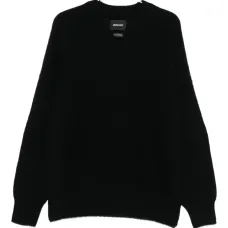 Шерстяной свитер с V-образным вырезом