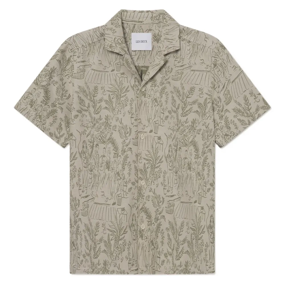 Рубашка с графичным принтом