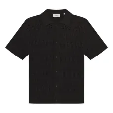 Кардиган рыхлой вязки с короткими рукавами