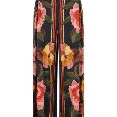 Брюки с цветочным принтом