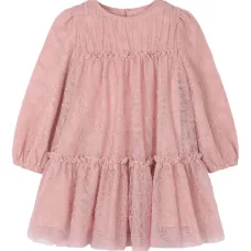 Платье из тюля с оборками