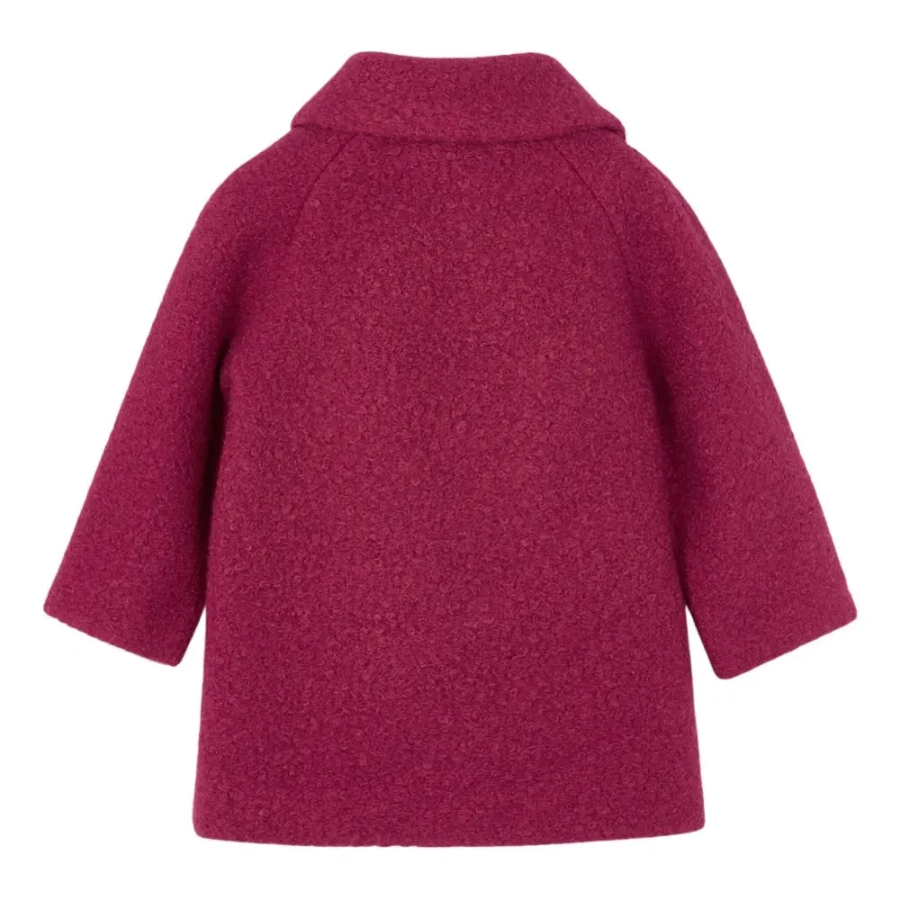 Пальто из махровой ткани на пуговицах Пальто из махровой ткани на пуговицах