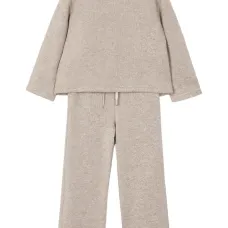 Комплект из свитера и брюк с бантом