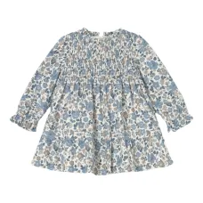 Платье с оборками и цветочным принтом