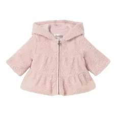 Куртка с капюшоном и оборками