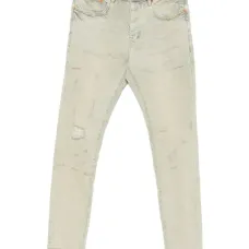 Джинсы с эффектом потертости