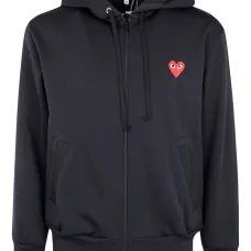 Толстовка на молнии с сердцем