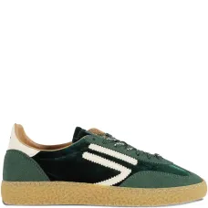 Кроссовки с полосатыми деталями