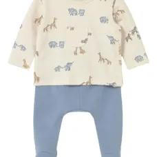 Комплект с принтом и свитшотом с карманом Комплект с принтом и свитшотом с карманом