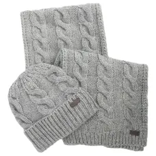 Комплект из двух вязаных шарфов Комплект из двух вязаных шарфов