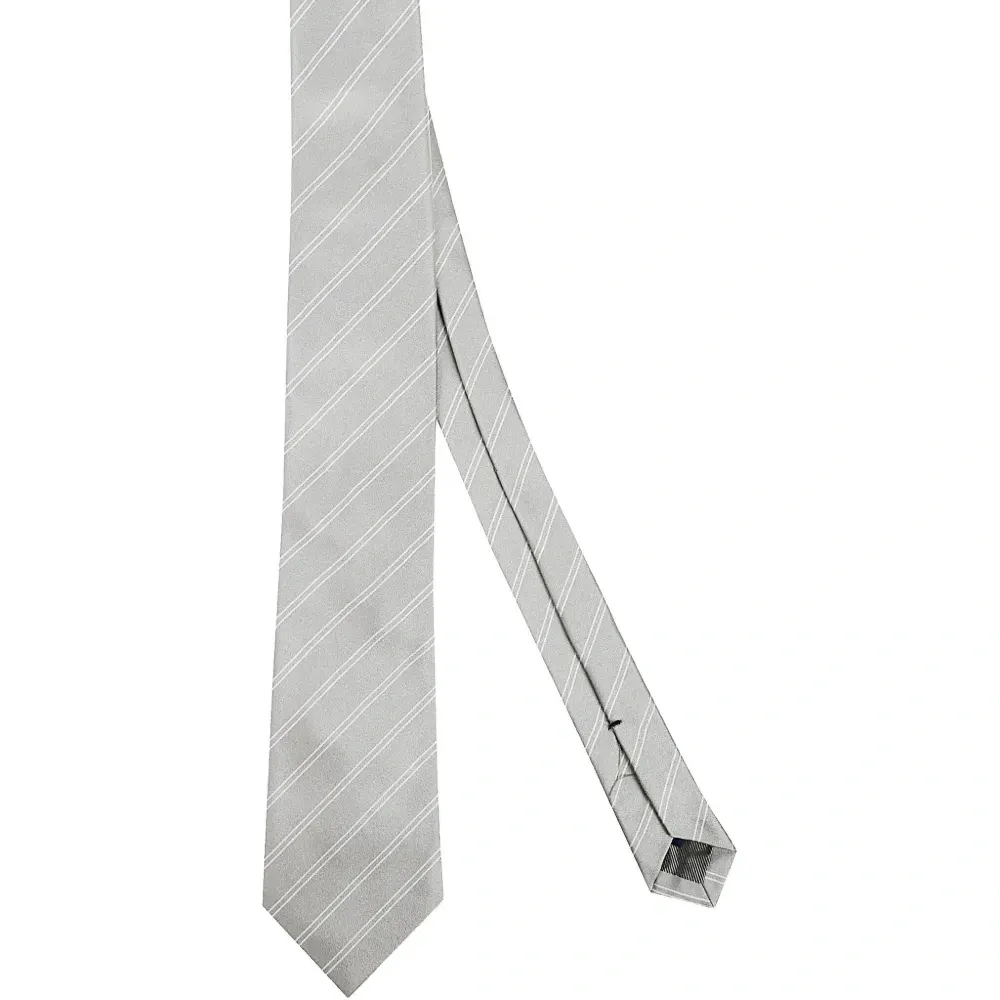 Шелковый галстук в диагональную полоску