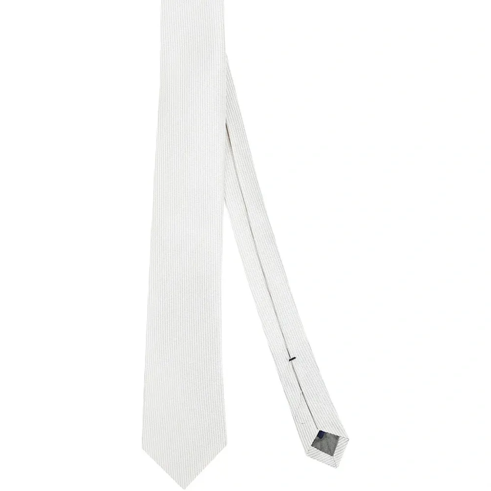 Шелковый галстук в рубчик