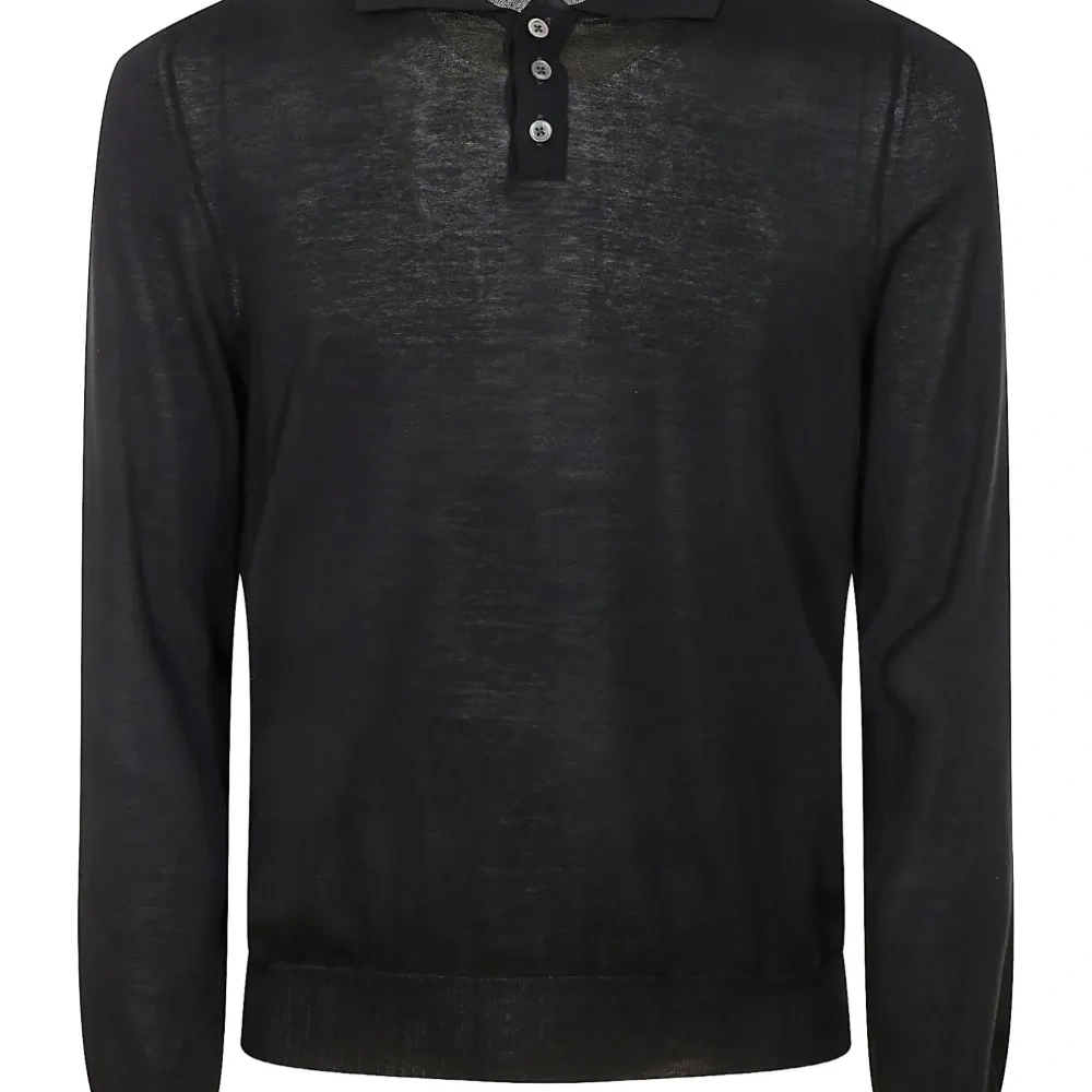 Рубашка поло с длинными рукавами