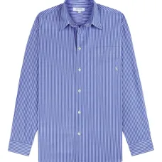 Полосатая рубашка с вышивкой Полосатая рубашка с вышивкой