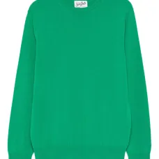 Шерстяной свитер с круглым вырезом