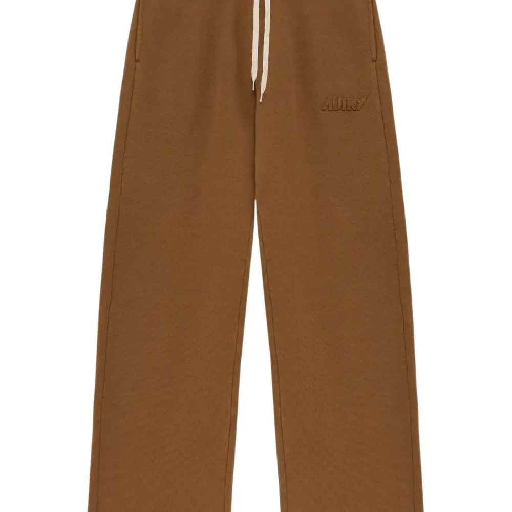 Спортивные брюки с кулиской и вышивкой