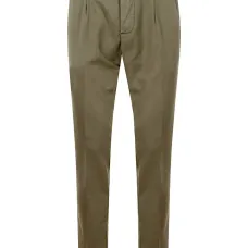 Шерстяные брюки со складками