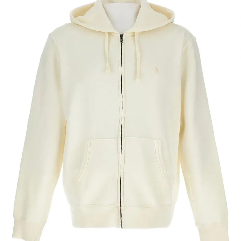 Толстовка на молнии с вышитым логотипом