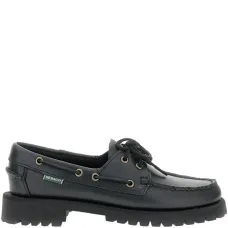 Кожаные лоферы на шнуровке Кожаные лоферы на шнуровке