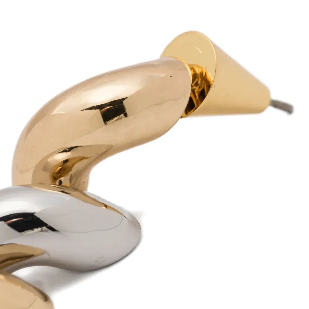 Серьги-подвески в виде верёвки