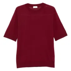 Футболка из шерсти с круглым вырезом